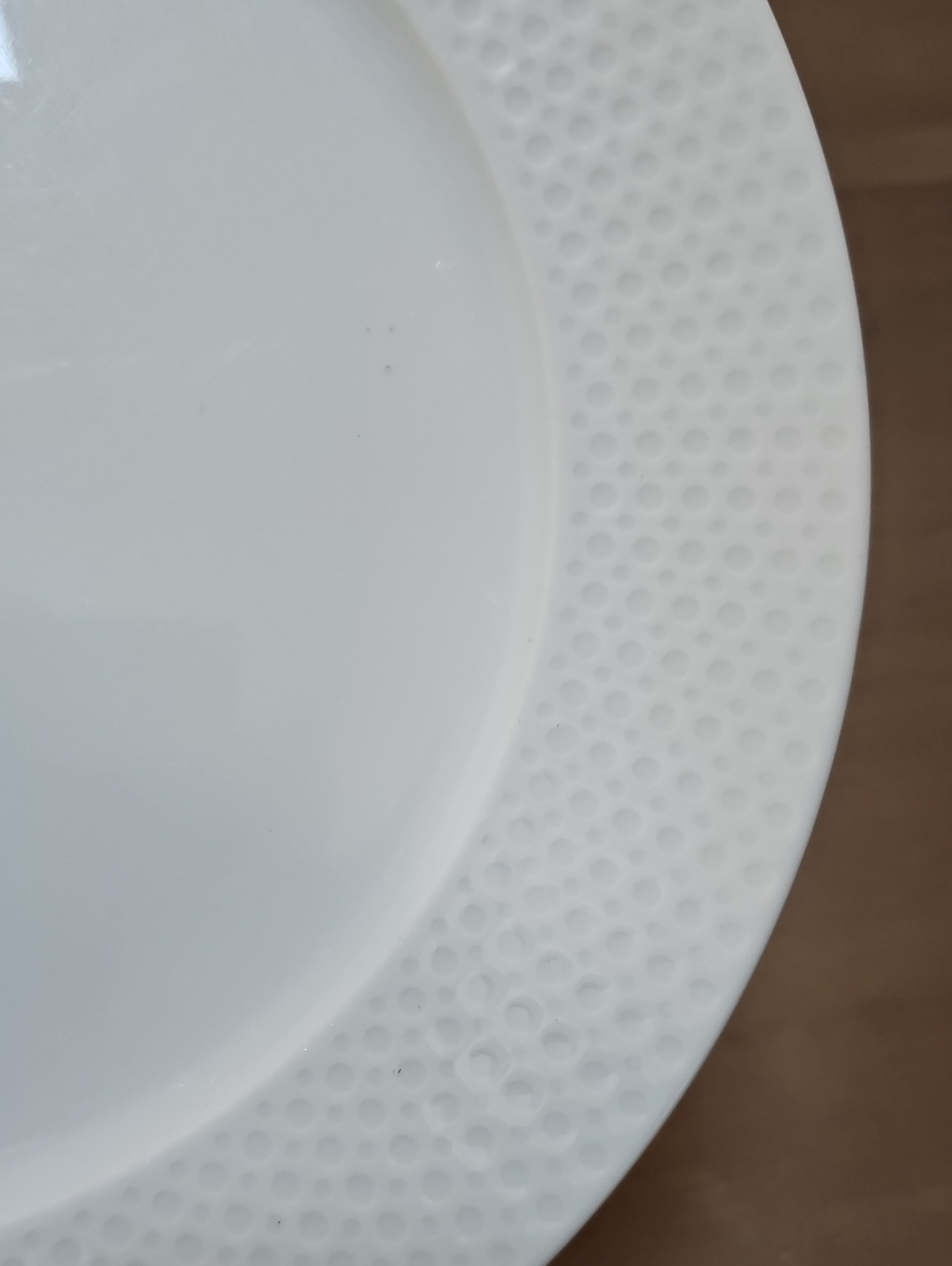 Pillivuyt France Porcelain Plates-- From The Pearle Collection, 12 inch diameter